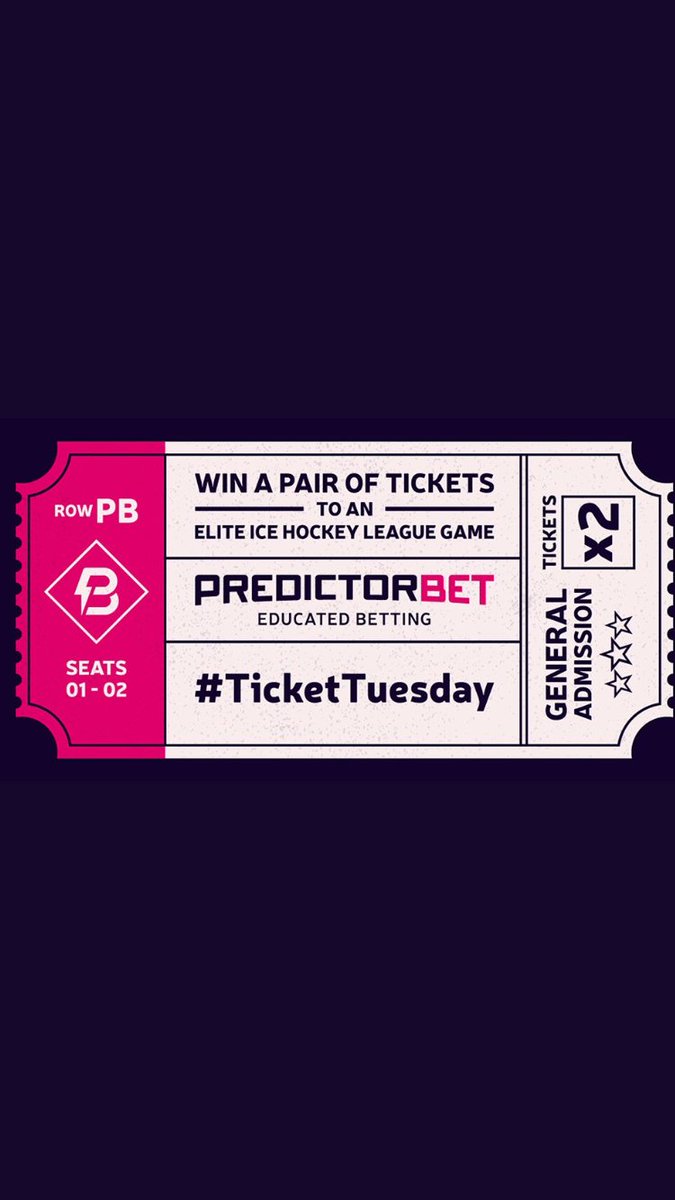 #TicketTuesday Double Header!

We are giving away a pair of #EIHL tickets this weekend, 

<a href="/PanthersIHC/">Nottingham Panthers</a> v <a href="/BelfastGiants/">Belfast Giants</a> 
<a href="/covblazehockey/">Coventry Blaze 🐲🏒</a> v <a href="/ClanIHC/">Glasgow Clan 🏒🏴󠁧󠁢󠁳󠁣󠁴󠁿</a> 

To see your hero's play just,
 Like/Retweet/Share

Over 18s only. Ts &amp; Cs apply 
Winner announced 7/11/18.