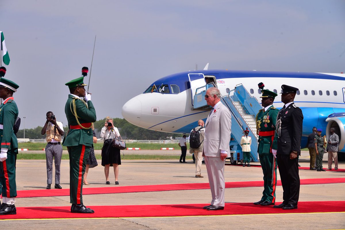 prince charles last visit to nigeria