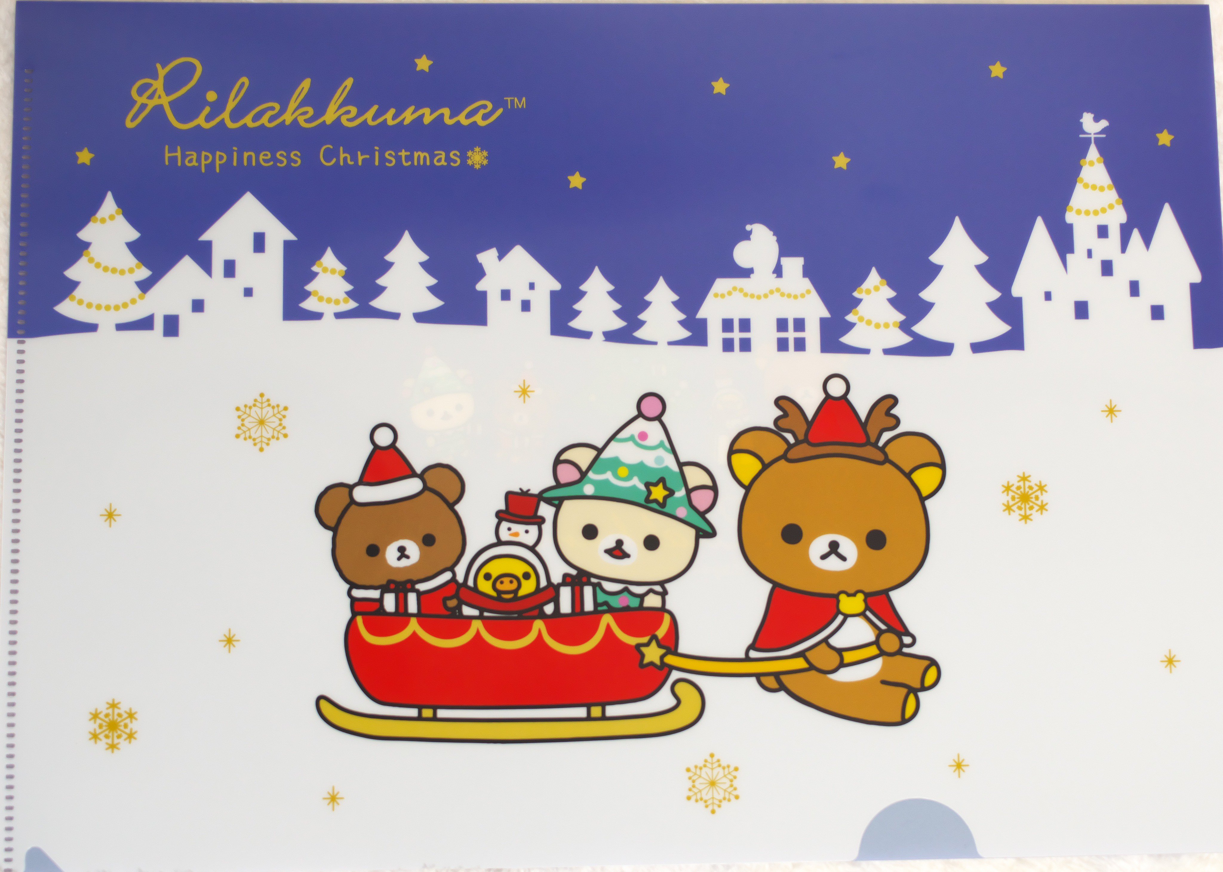 Takatan Di Twitter リラックマストア限定 クリスマス クリアファイルセット表裏 赤い方がa5 青い方がa4サイズです T Co Hm6b9gcein Twitter