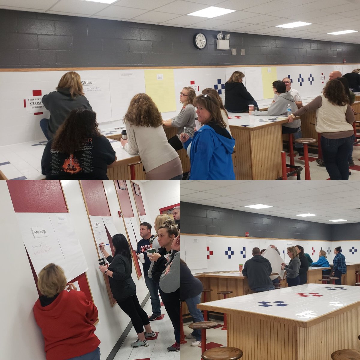 KetchamNation's tweet image. Teachers working to create a profile of an RCK graduate #allinallways #bigmoves @WCSDEmpowers