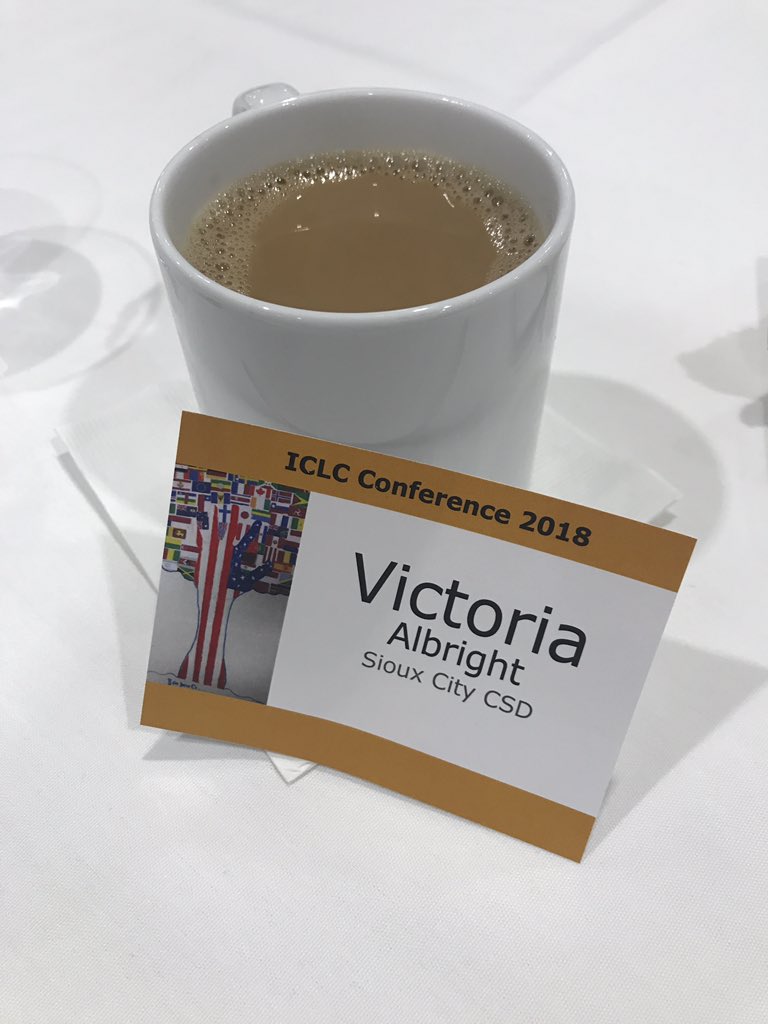 ToriSCTeach's tweet photo. Copious amounts of coffee &amp; networking with colleagues. Must be @IowaCLC #ICLC2018 #coffeecoffeecoffee https://t.co/PiQllFrUBM