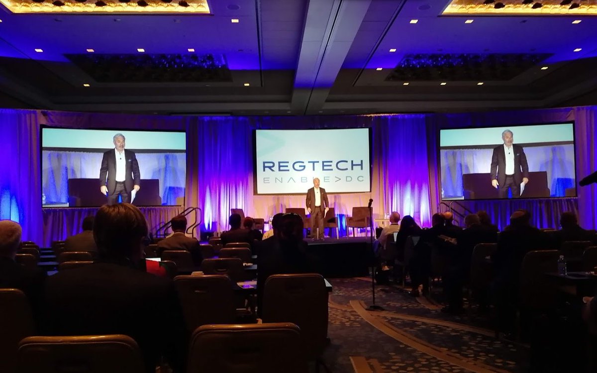 LEIdotINFO's tweet image. We are exhibiting at #RegTechEnable in #DC today. Great conference. Our startup is fully present and open for business!