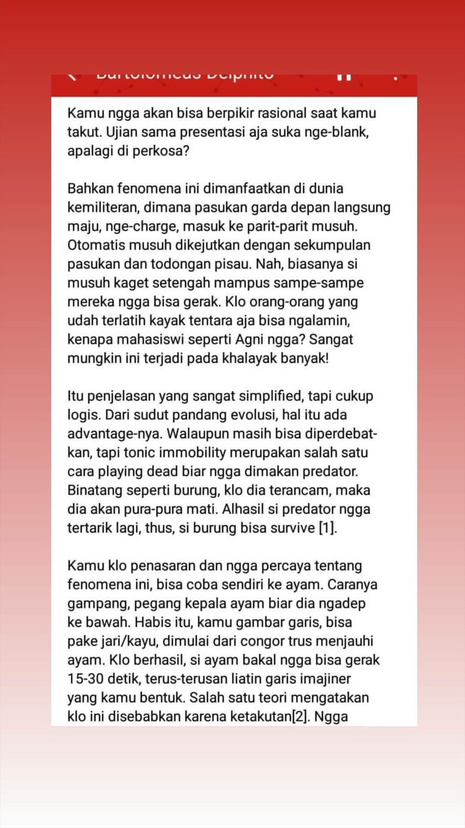 Ladrinaline's tweet image. Siapa tau ada orang2 dengan keterbelakangan logika yang perlu dicerahkan atas logika 'cewek diem kalo digrepe berarti enak'. Sumbernya dr IG mbak Enny Susilowati.