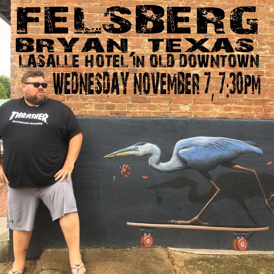 #bryantexas I’ll be at @OllyiConix inside the @LaSalleHotel120 one show one night....that’s all you get! @lawrencerosales will be opening. It’ll be terrific! #standupcomedy