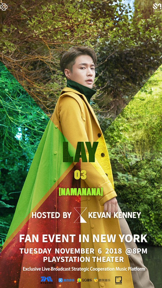 Kevan Kenney (@kevankenney) on Twitter photo Super pumped to announce I’ll be hosting the very special @LAY_zhang_ fan event live tonight from Times Square’s <a href="/PlayStationThtr/">PlayStation Theater</a> in the heart of New York City!🗽
We’ve got some big surprises in store for you - hit me with a reply ⬇️ if you plan on coming or following from home! Super pumped to announce I’ll be hosting the very special @LAY_zhang_ fan event live tonight from Times Square’s <a href="/PlayStationThtr/">PlayStation Theater</a> in the heart of New York City!🗽
We’ve got some big surprises in store for you - hit me with a reply ⬇️ if you plan on coming or following from home!