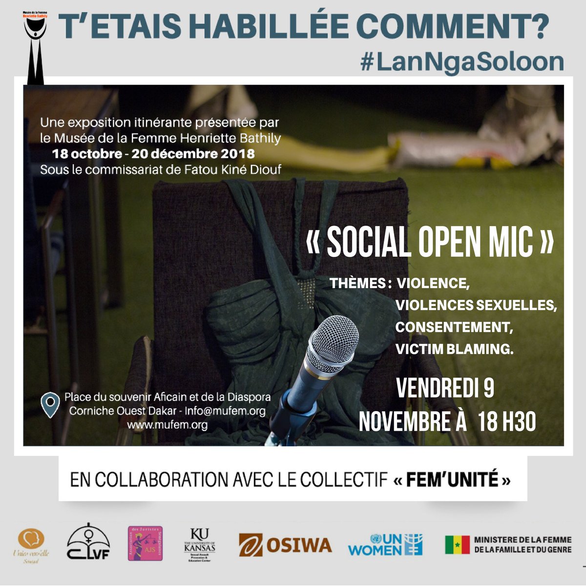 hellofady's tweet image. Hey fam, ce vendredi on se retrouve à la place du souvenir pour l'Open Mic? Can wait to be there because sharing is caring you know... Let's share to inspire. Ramene un(e) ami(e) :) #TogetherWeStand #LanNgaSoloon #Endviolence #NonAuViol #Kebetu