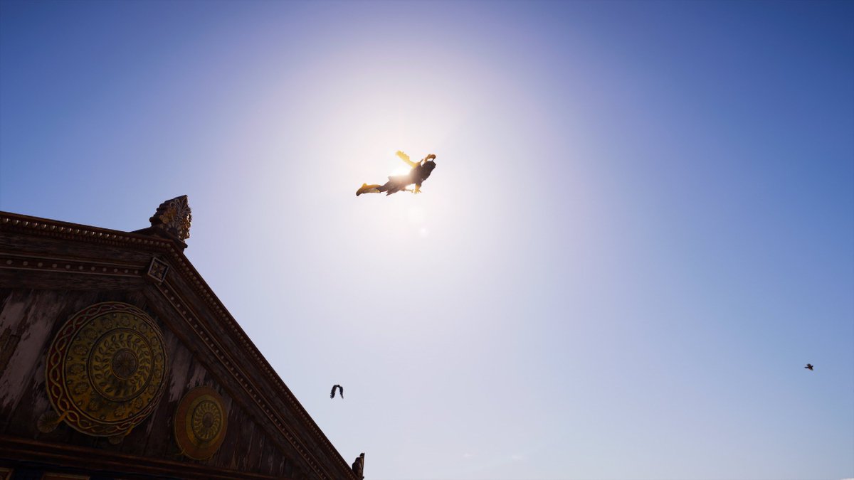 WorldAzul's tweet image. Eclipse de Assassin’s 🤣

@Ubisoft_Spain @assassinsspain #ACOdyssey300 #PS4 #kassandra