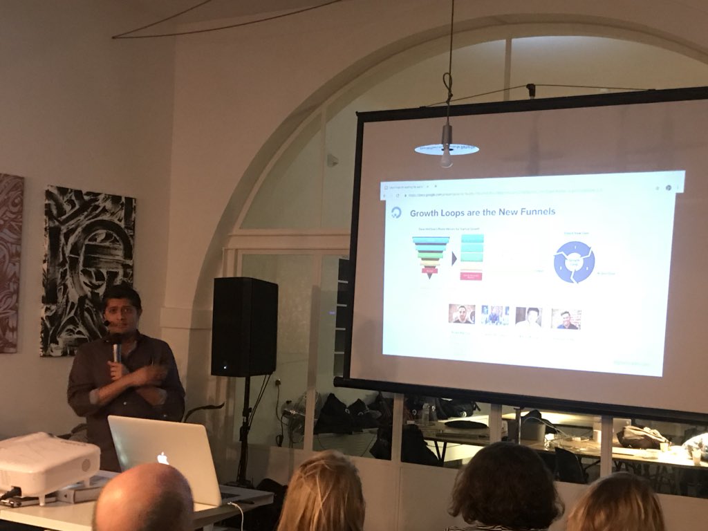 Growth is not linear - "growth loops" allow for multiple sale opportunities simultaneously. #itshatchening <a href="/digitalocean/">DigitalOcean</a>