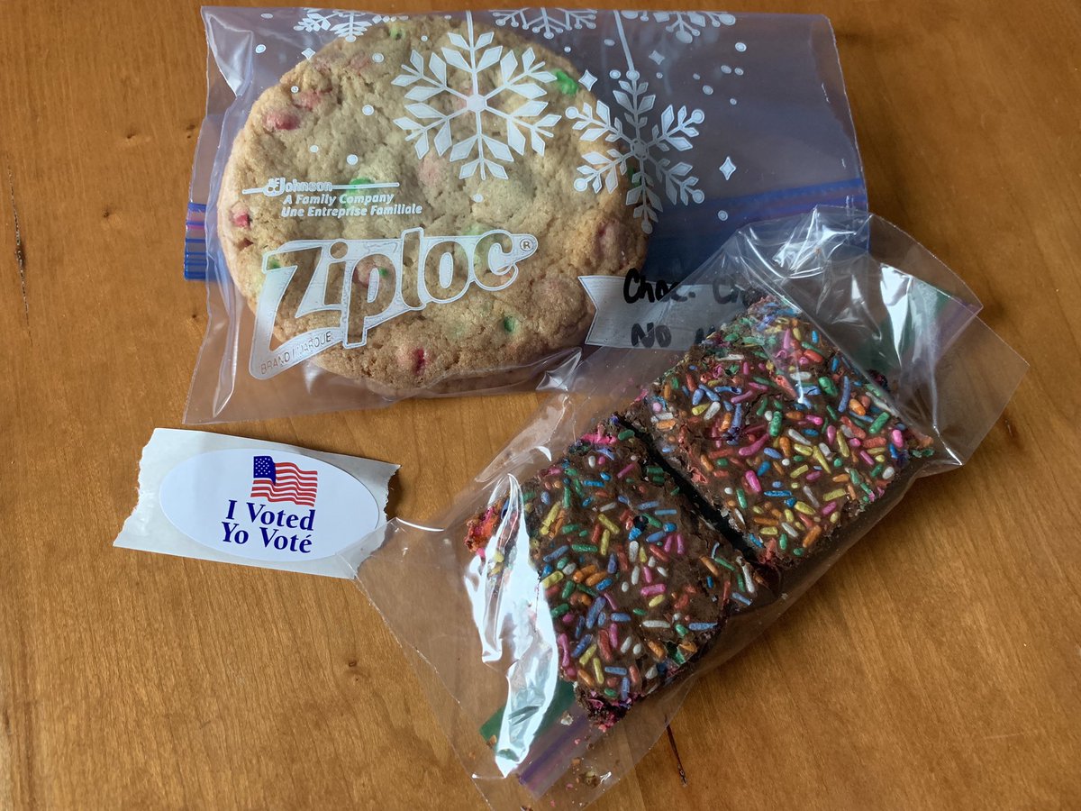 make2tv's tweet image. Local polling place is a school and the students were having a bake sale — civilization at its finest 🇺🇸 #GoVote