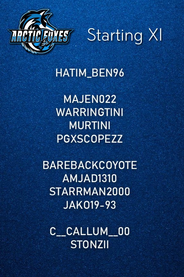 Arctic Foxes VPG tweet media