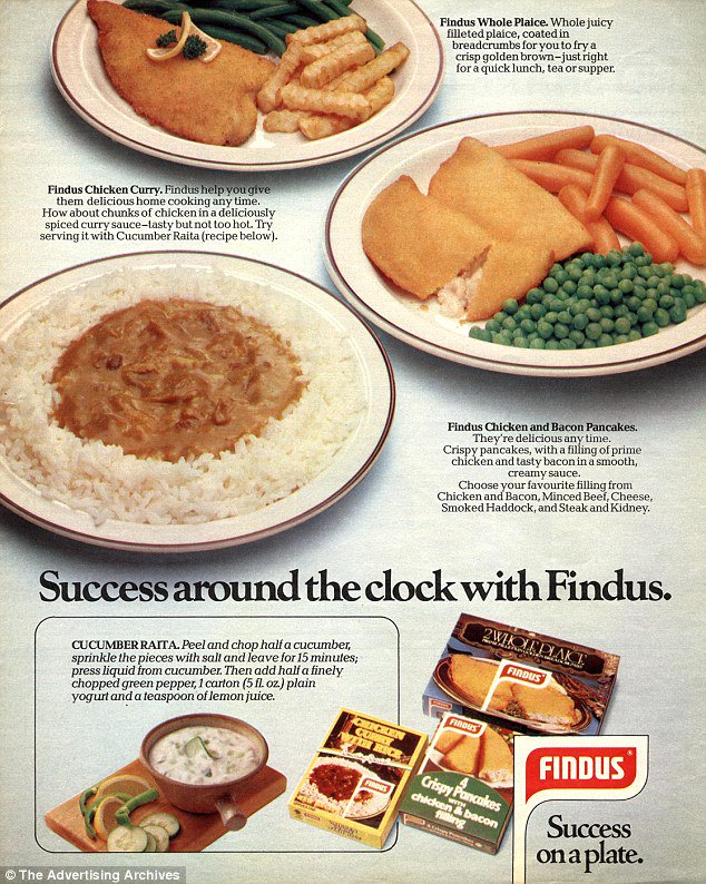 By the 1970s rivals such as Findus began launching their own exotic easy-to-cook dishes. But the majority of UK households now had an electric fridge; many had chest freezers too. The writing was on the wall for old school ready meals.