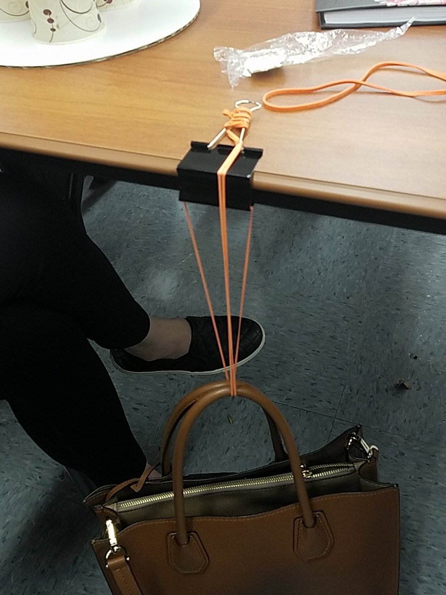 JFKNIGHT0426's tweet image. Life hack prototype with @SIBFSC.  Can you create something that will keep a bag off the floor, away from rodents?  @PS69rSTEM can. #SIstrongertogether #sTEAMwork #inspireD31 @ps69dolphins