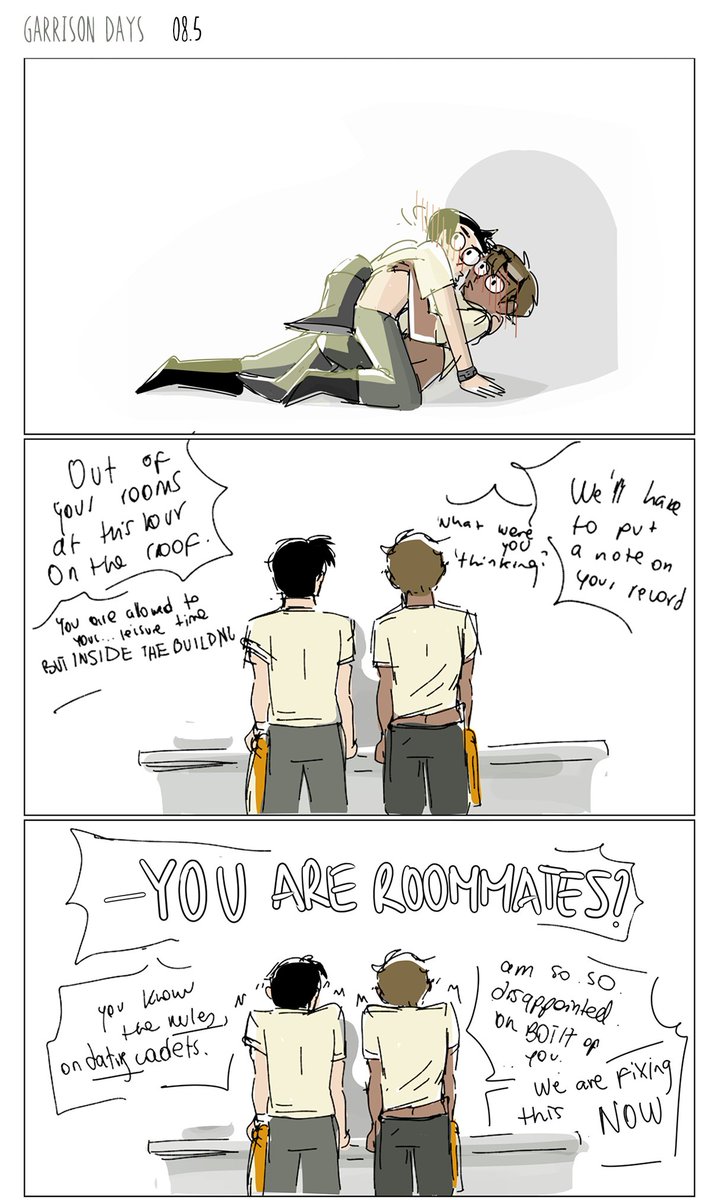 [Garrison Days] 8 and 8.5
Date under the stars
#adashi #shadam #voltron 