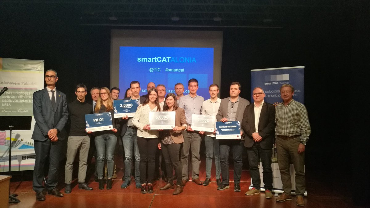 dca_cat's tweet image. El jurat de l’#SmartCATChallenge 2018 ja ha escollit els seus guanyadors! Són #Swaypp, @monedercat i #RoMi. Solucions innovadores que resolen problemes reals #SmartCAT @sbdinnovacio @i2CAT @tic