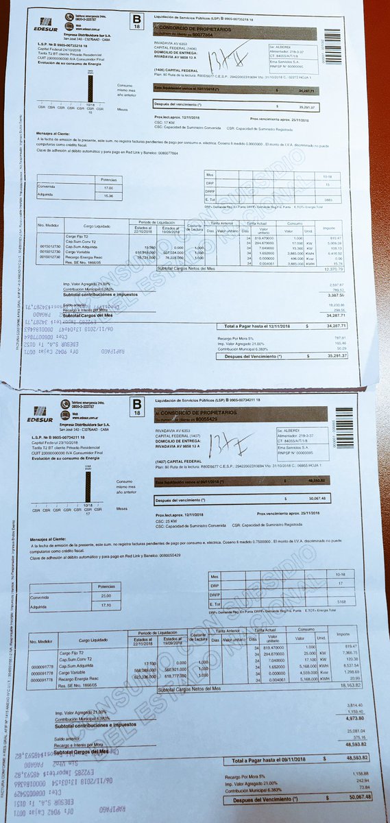 marupwr's tweet photo. @OficialEdesur restituyan el servicio del cliente 80077864 adjunto facturas con pago y confirmación. https://t.co/7lNWUa2h8j
