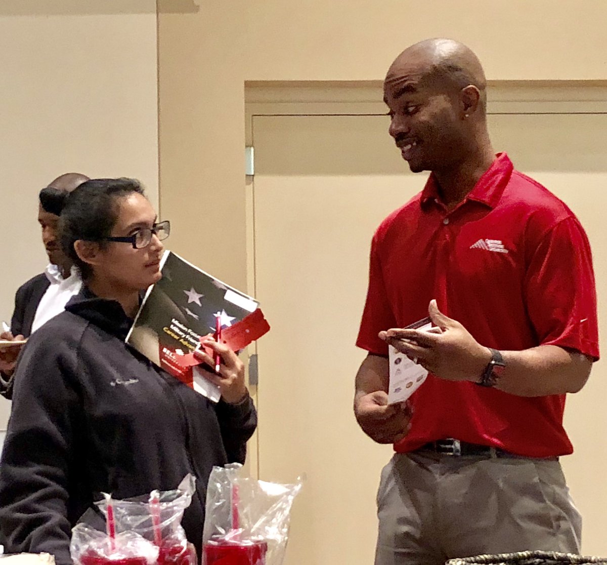 Moore22Mercedes's tweet photo. Colorado Technical University (CTU) supports our military.  Buckley AFB Ed Fair, happening NOW at the Leadership Development Ctr, over 20 school in attendance.  Stop by and talk to our Senior National Admissions Advisor, Larry Gulledge @ctuniversity @BethBraaten719 @jaymehbrown https://t.co/t7UyBE1sdR