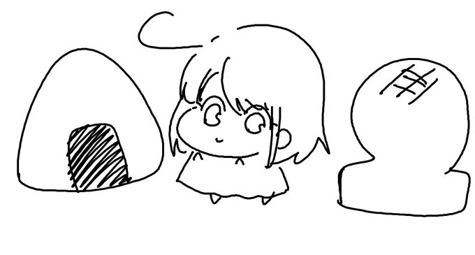 炭水化物に挟まれるみにろりちゃん 