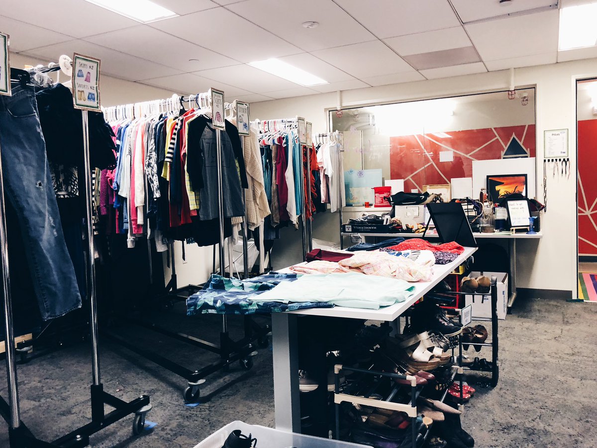 UCBerkeleyReUSE's tweet photo. It’s sweater weather! Come stop by to look at our cheap, stylish, and comfy winter clothing ($2-3)! We are open until 6 today! https://t.co/GesXUP43fm