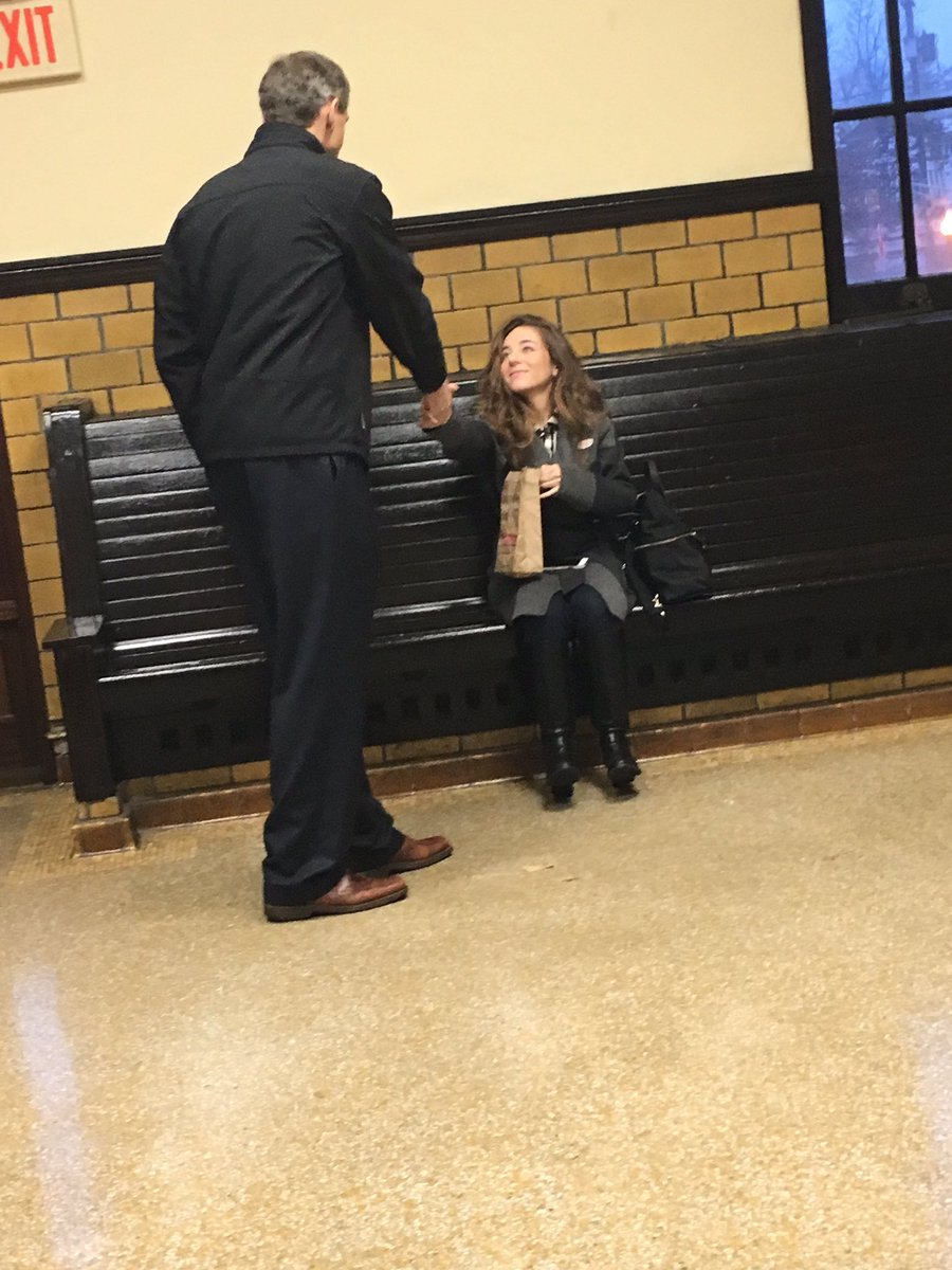 JayWebberNJ's tweet photo. 6AM this morning at the Morris Plains @NJTRANSIT stop. If you left for work before voting, don't forget that polls close tonight at 8PM. You've still got plenty of time! #GOTV #WebberForCongress #NJ11 https://t.co/KLsl5I2yAN