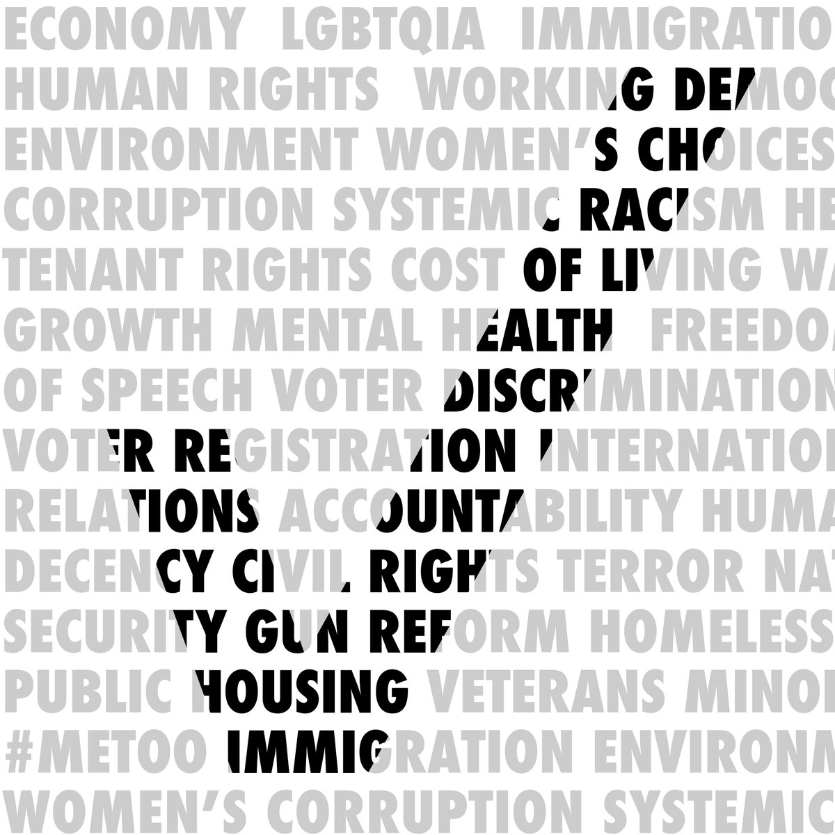 VMGCreative's tweet photo. These are the issues that are important to us. This is what we're voting on today. What matters to you? ✔️🇺🇸🗳 #govote #midtermsmatter https://t.co/T0MQVDLJ7U
