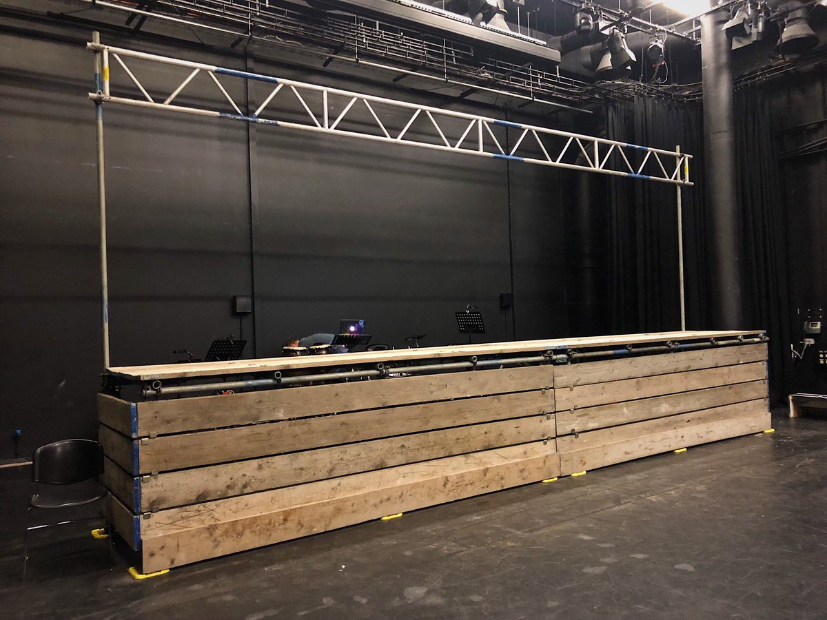 Recently completed scaffold that will be used as part of an upcoming theatre performance set for <a href="/UniSouthWales/">University of South Wales</a>. 
#Cardiff #Scaffolding #Wales #UniSW #SetDesign