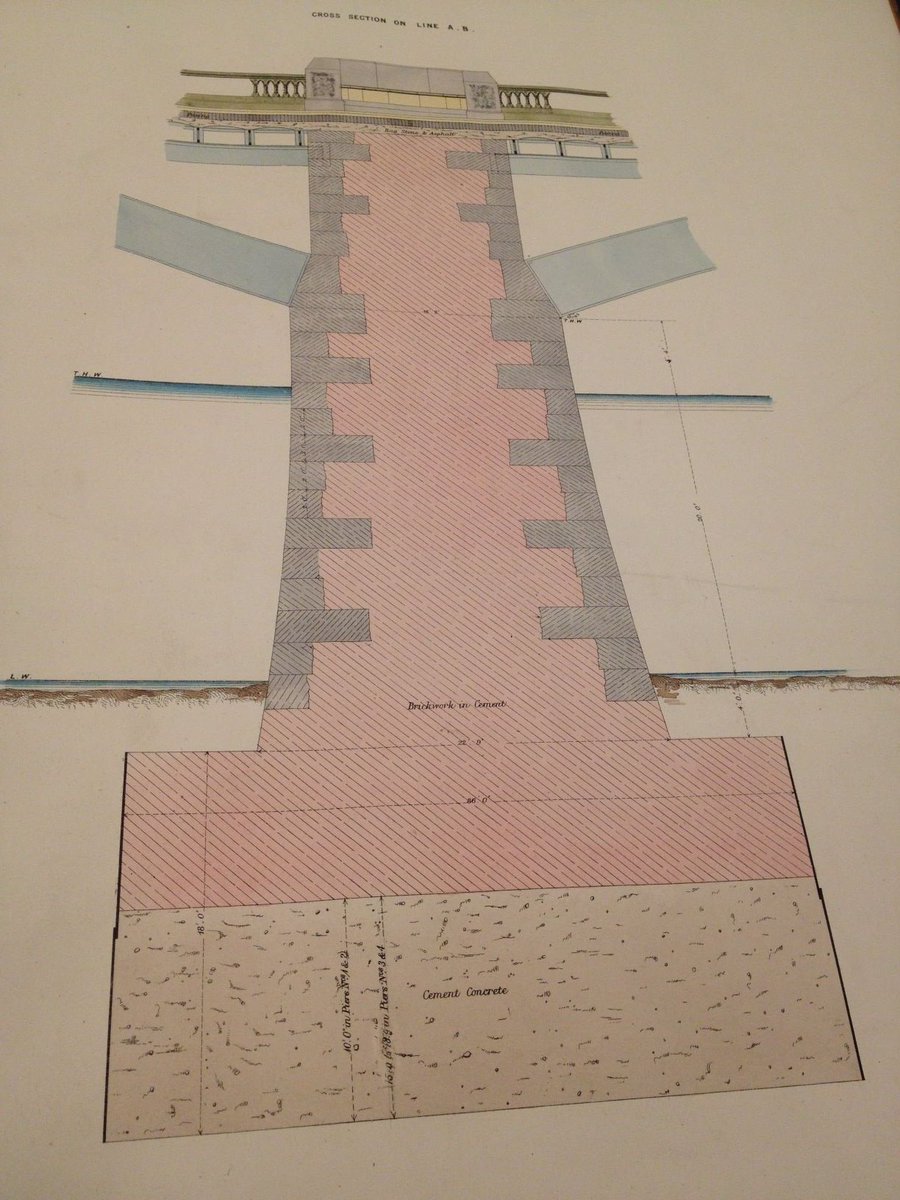 ICELibrary's tweet photo. Blackfriars road bridge was opened by Queen Victoria #onthisday 1869. Designed by Joseph Cubitt and built by Kell brothers, contractors.  Here are some lovely details from the working drawings. https://t.co/coSUK1BHi3