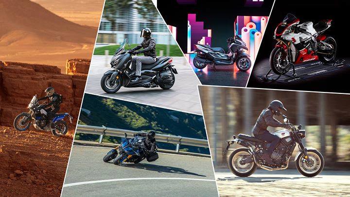YamahaMotorDE's tweet photo. Wir präsentieren auf der @official_eicma 🇮🇹 die Yamaha Neuheiten Ténéré 700, XSR700 XTribute, NIKEN GT, XMAX IRON MAX, 3CT Prototyp und die streng limitierte YZF-R1 GYTR! Alle Neuheiten 2019 in der Übersicht ➡️ https://t.co/VRhaDdw1IE ⬅️ #KeepOnRevving https://t.co/QFigLOFjCY