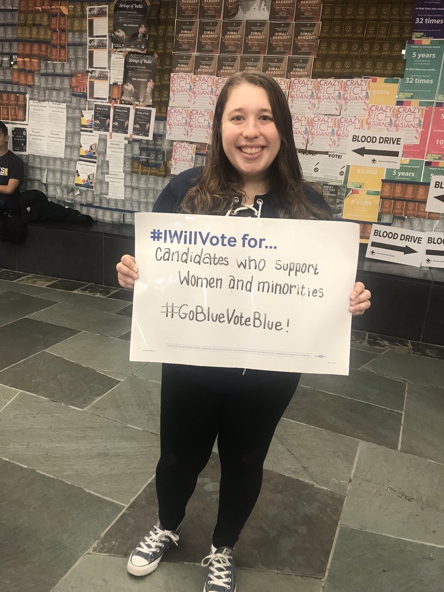 TODAY is #ElectionDay! The polls are open from 7am-8pm, so get out there and VOTE! #GoBlueVoteBlue