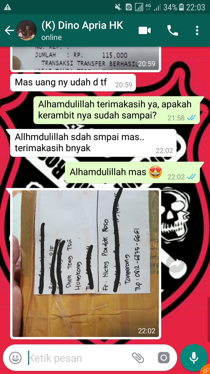 Pondok Roso On Twitter Alhamdulillah Kiriman Kerambit Ke Hongkong Sampai Dengan Baik Terimakasih Untuk Pemesanannya Dari Jauh Karambit Https T Co Lho3fmiei2 Twitter