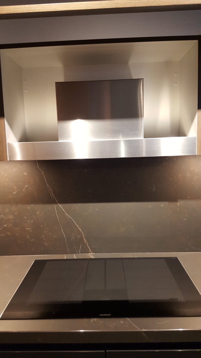 Our little powerhouse the Kari built in hood on display at the fab @ulmokitchen in Poulton-le-Fylde. Total discretion..... maximum effectiveness. And all handmade just over the hills 😉 . . . #kitchendesign #kitchens #kitchen #interiors #kitchenshowroom #luxurykitchenshowroom