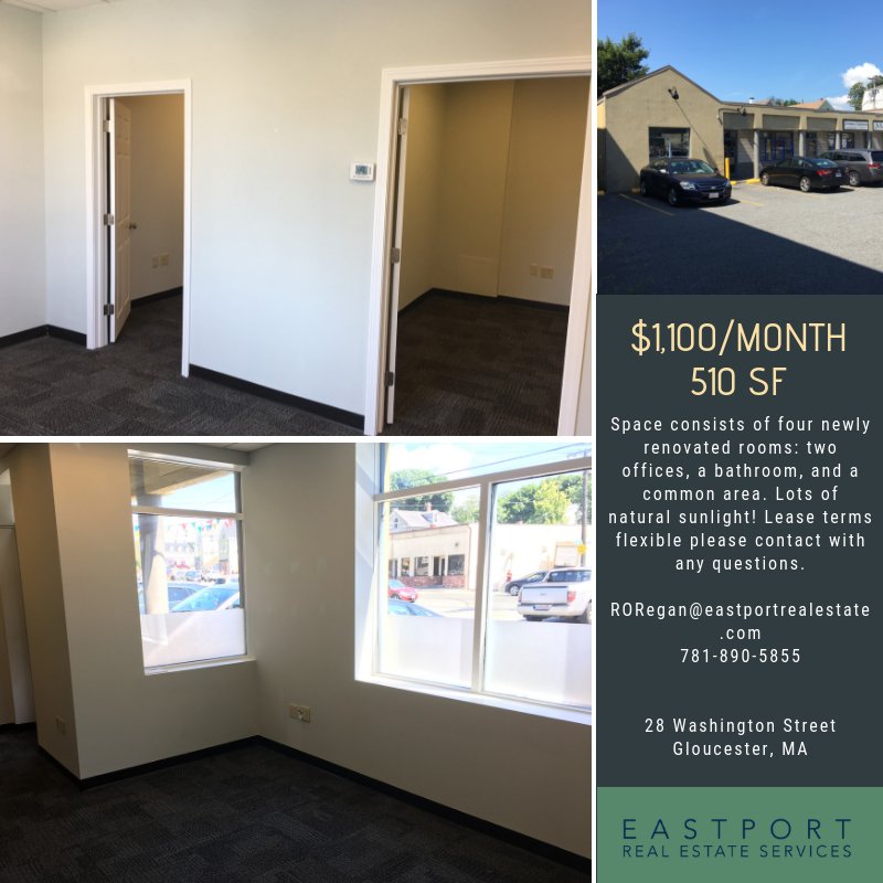 Call Eastport for details on out newly renovated space in Gloucester, MA!