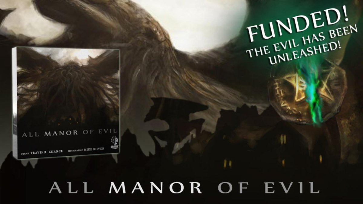 kolossalgames's tweet photo. 300% Funded!
All Manor of Evil https://t.co/wZi6NboNJ2 #BoardGames #AllManorOfEvil #BackToday https://t.co/x1rED4Acod