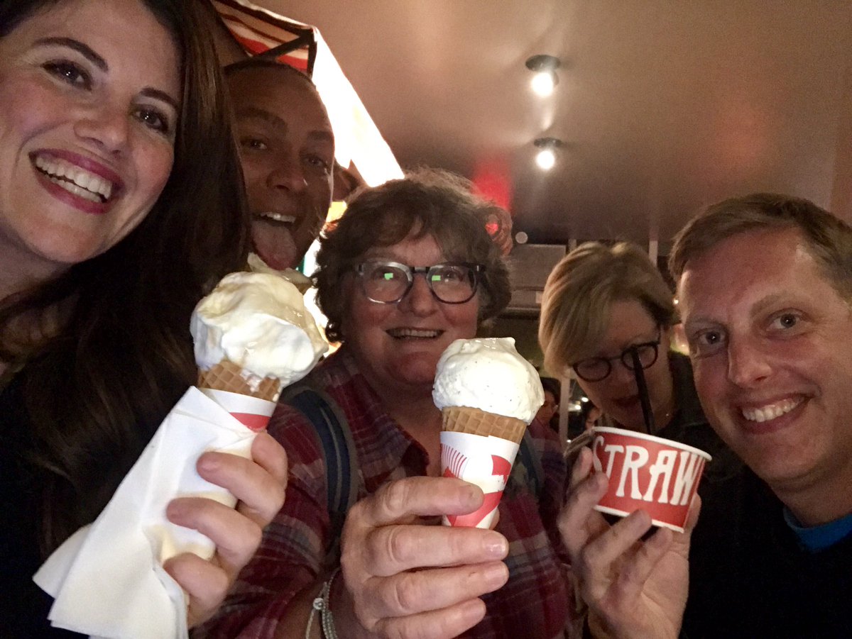 Annie_R_Mullins's tweet photo. @MonicaLewinsky looking forward to the presentation shortly at @ibpaworld and more about  #DefyTheName &amp; #ClickWithCompassion - fun evening as always and more ice cream 🍦 please!! https://t.co/4gAZYBTc4V