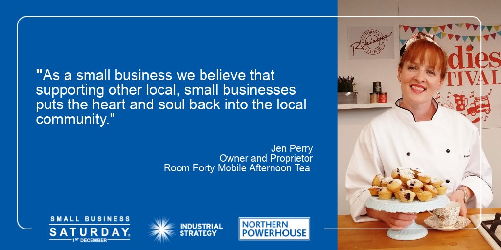 In news I alluded to yesterday, I've been chosen by <a href="/CabinetOffice/">Cabinet Office</a> to be the face of Small Business for #SmallBusinessSaturday in the build up to 1 December!! <a href="/sammiefeasting/">Sammie</a> @sally_coomber <a href="/HMGNorth/">HM Government North</a> <a href="/WarringtonBEx/">Warrington Business Exchange</a> <a href="/Kim_Meadows7/">Kim Meadows</a> <a href="/CalMorgan7/">Callum Morgan</a> <a href="/WBA2018/">Warringtonbusinessawards2018</a> <a href="/buckets_of_tea/">Candace - Buckets Of Tea</a> <a href="/JD_Kitchens/">JD Kitchens Warrington</a>