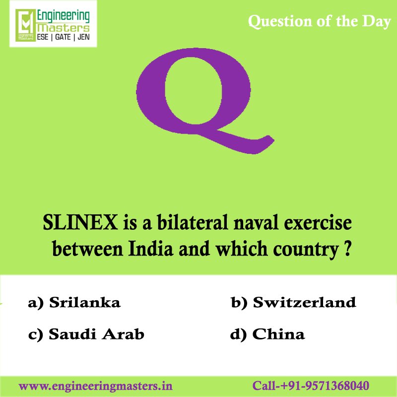 #questionoftheday #ssc #railway #rrb #engineeringmasters
bit.ly/2SJsEpN