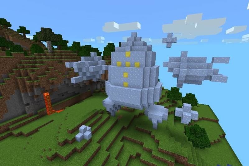 グラシア Lineのタイムラインを整理してたらこんなものが 4 5年程前にマイクラpeで作ったポケモン達です マイクラでドット絵作ったり立体の像作れる人凄いと思います