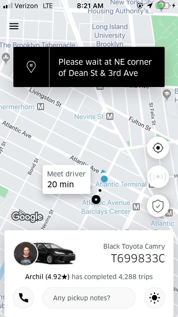 Valcurious's tweet photo. @uber your driver is wildin https://t.co/kWGxkgiXx4
