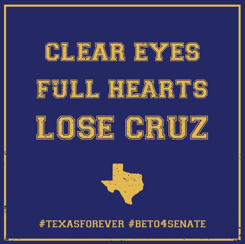 TEXAS don’t forget: 

#BetoForTexas #GOTV #ElectionDay