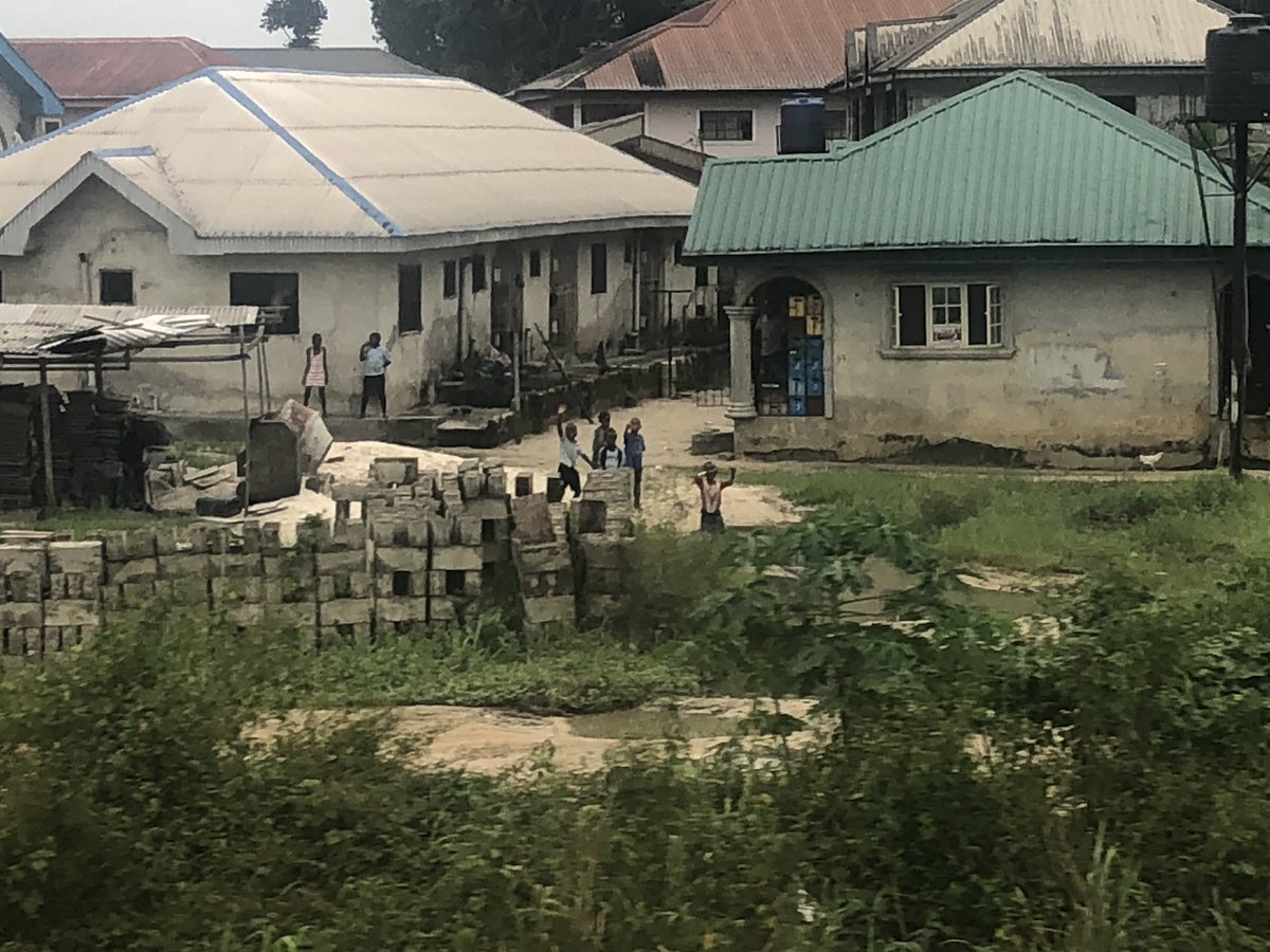 topeatiba's tweet photo. The people literally wave at the passing train.... you don’t know what these things mean to these people. Just look at these kids. #RailUpNg #InfrastructureNG https://t.co/jkGOJ3vLSn