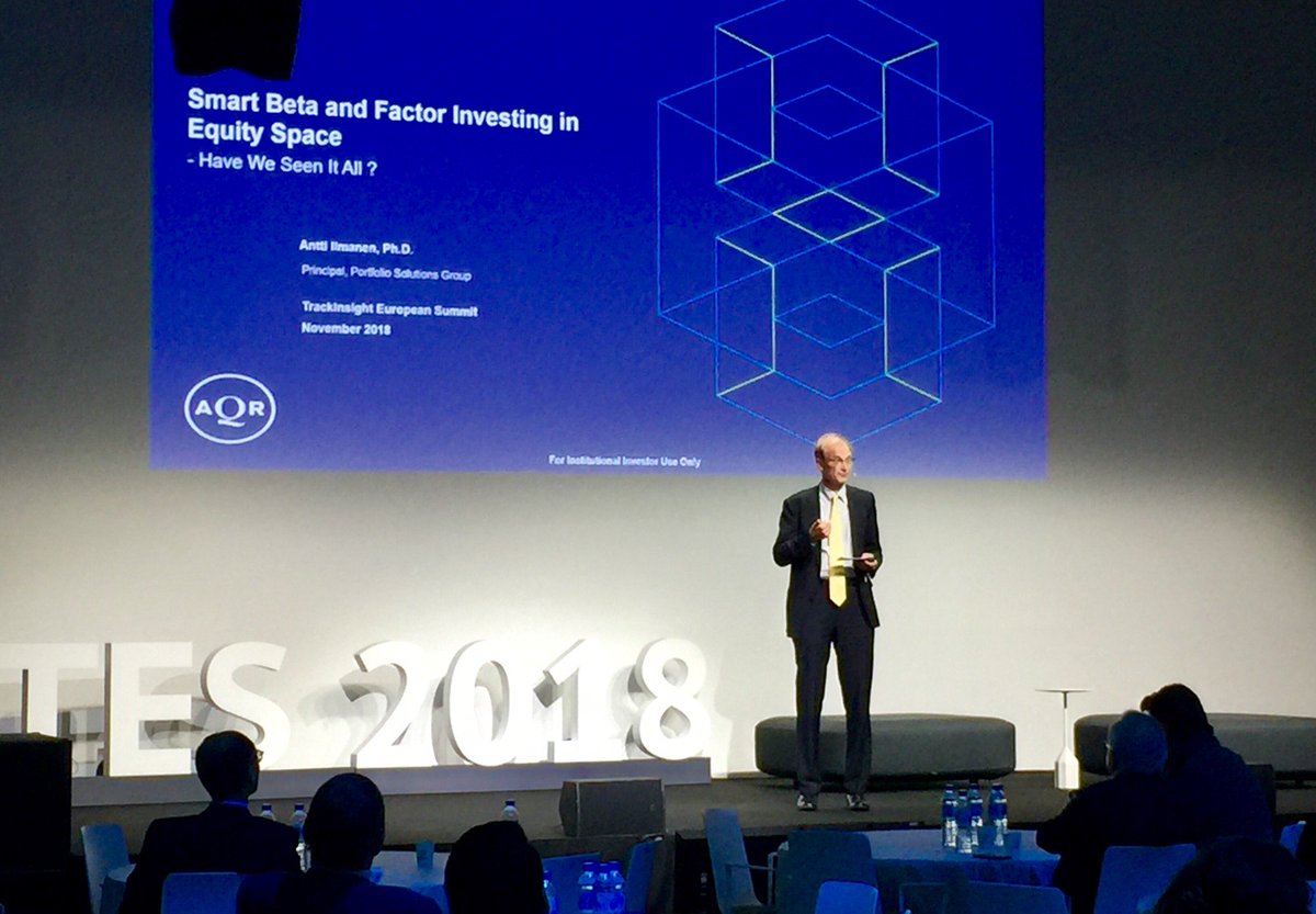TrackInsight™ European Summit 2018 - TES2018

Antti Ilmanen, Principal Portfolio Solutions at AQR Capital Management: "Be bold in factor diversification, be humble in factor timing".
