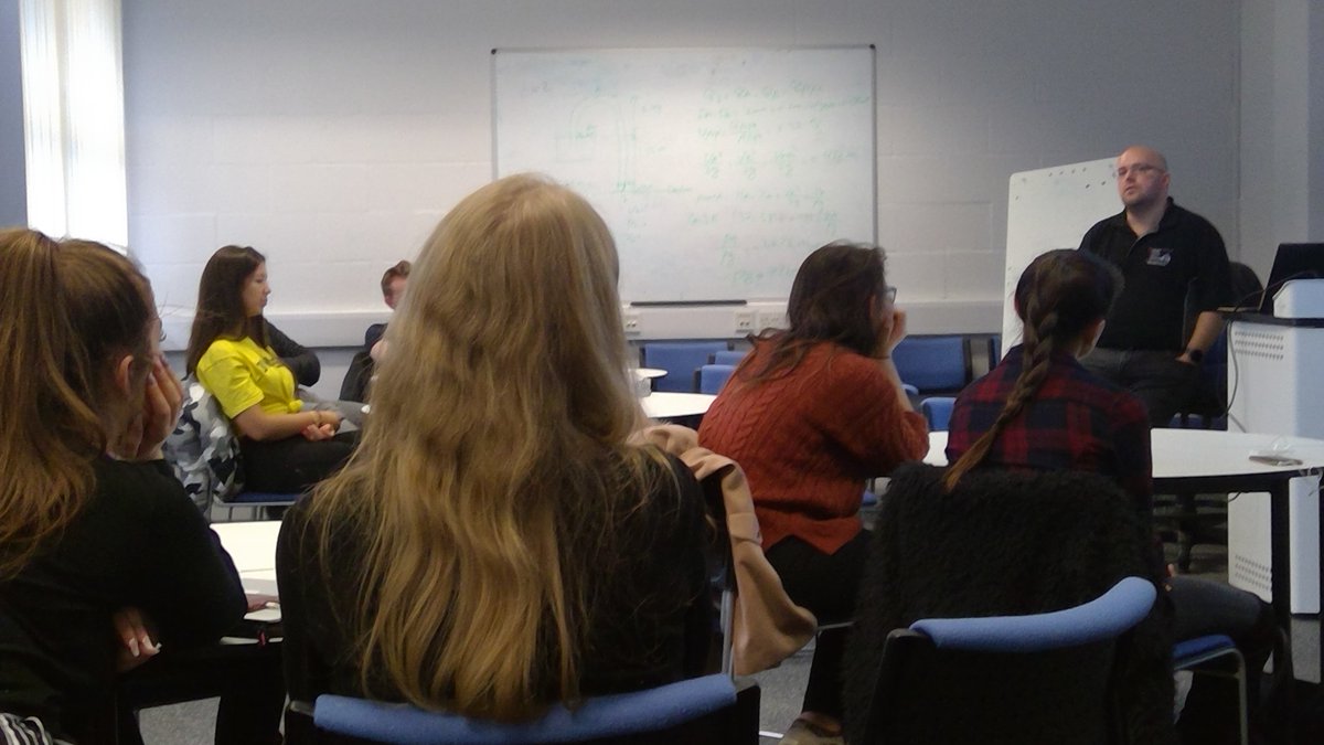 DavidJarratt1's tweet photo. Thanks to @DaveSammons of @EventSafetyServ for speaking to our 1st year #EventManagement students today in #TL1168. Another informative & interesting talk about the role of his company, who have worked with a range of clients, from The Tall Ships event in Blyth to Leeds Festival. https://t.co/3HWlyfBTiF