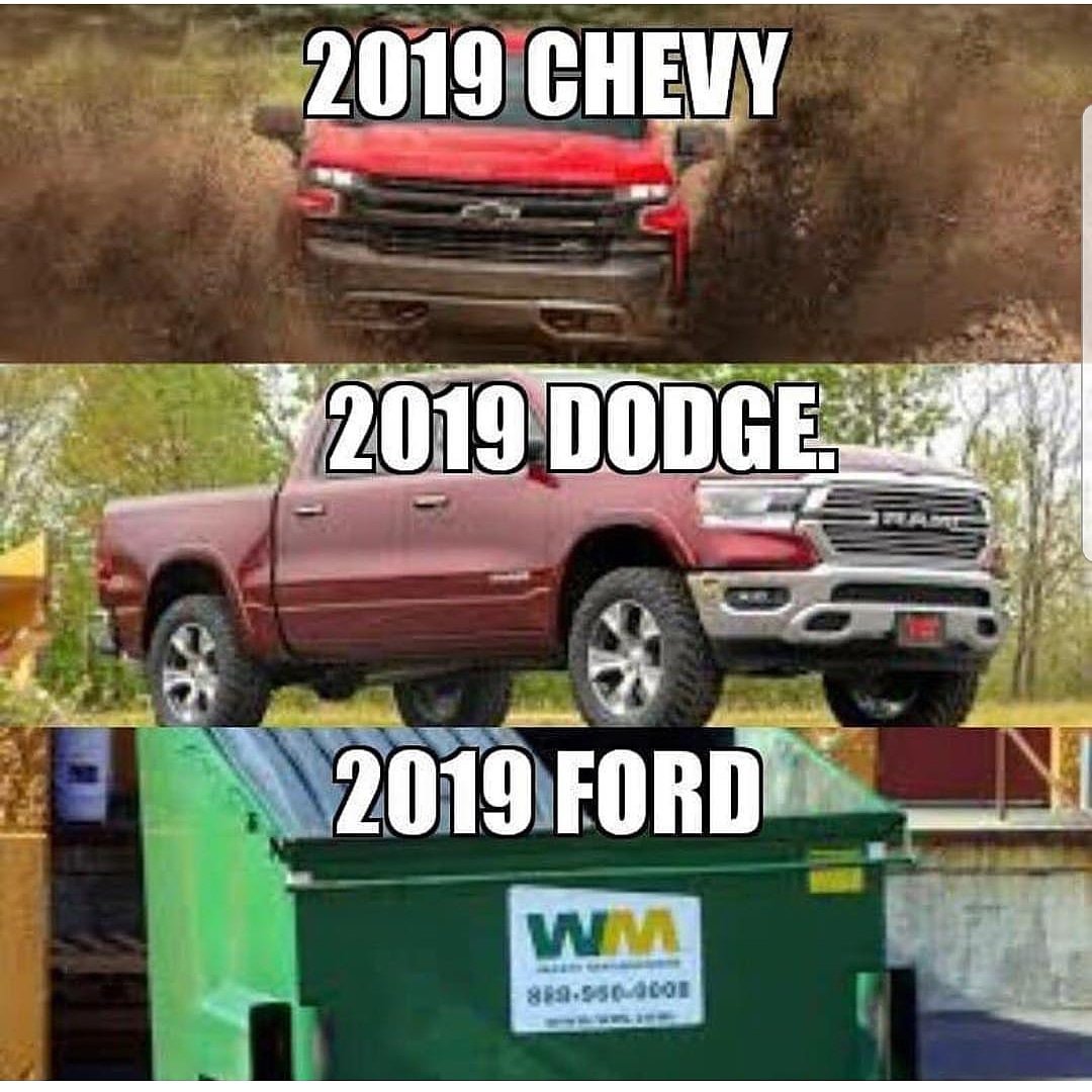 Ford and Chevy: *start making more cars* Dodge: @car_boi_memes - iFunny, image size:1080x1080