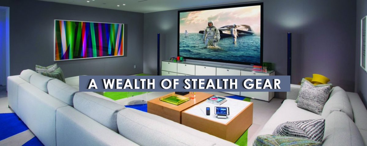 StewartFilmscrn's tweet photo. #TuesdayTransformation - #SignalsAV worked their tech magic to create this turnkey system. The owner did not wish for a dedicated home theater but rather, a versatile “rec room” #multipurposetheater. Learn more @TekIntegrator: https://t.co/0aZBQeylYq #StewartFilmscreen https://t.co/gHUqKHeCuj