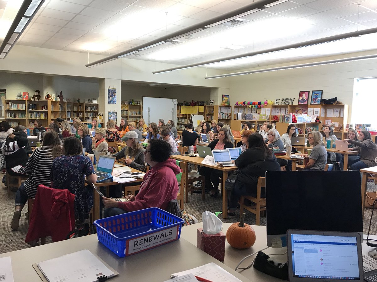 KCSSpeechLang's tweet photo. Speech/language and hearing staff learning about technology tools to support students! Cool stuff! 💻 https://t.co/XEmh0Yjitj