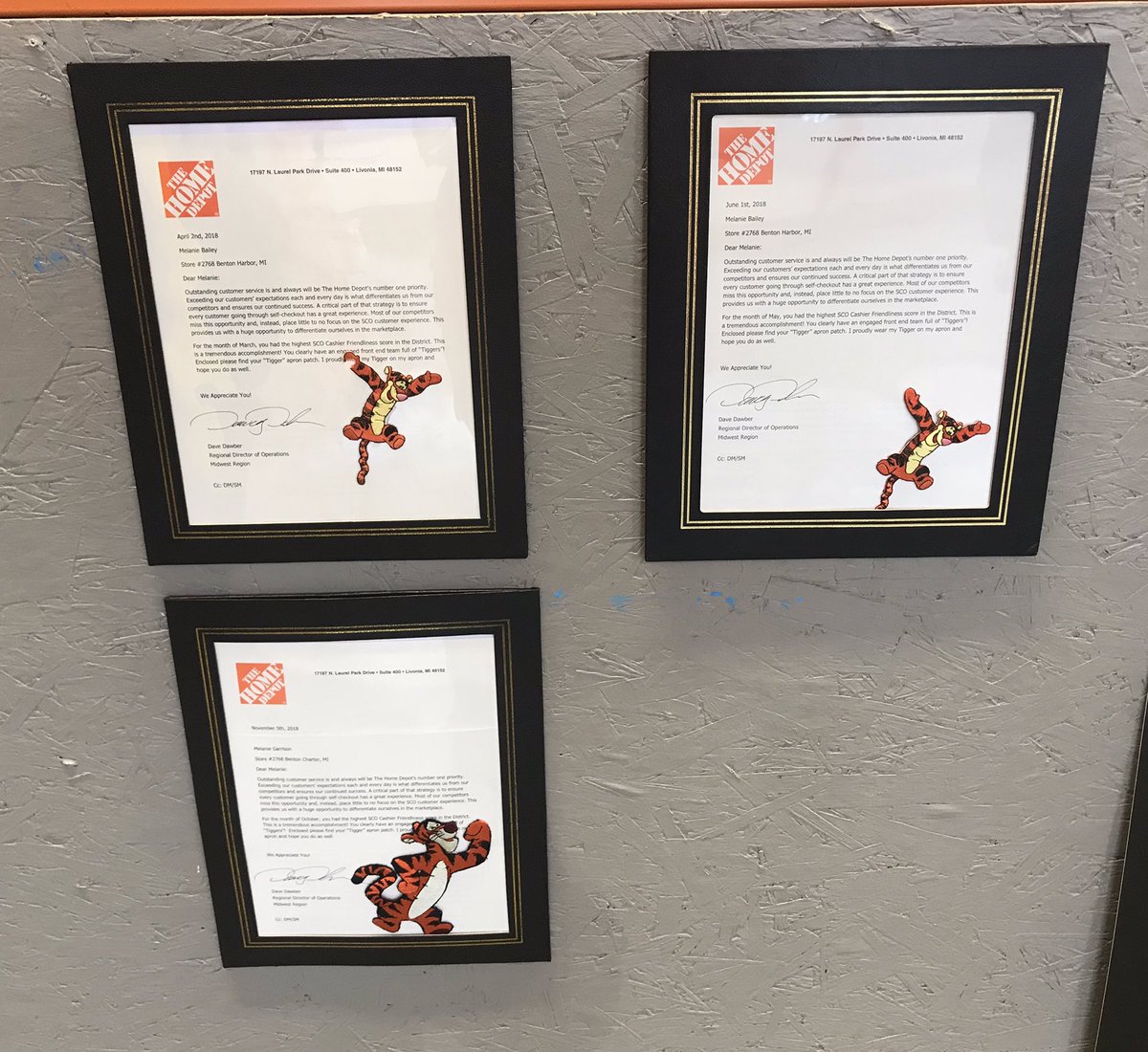 Congratulations Melanie and Team!! Tigger Award for October! 3rd Win this Year!!! <a href="/Dave_Dawber/">Dave Dawber</a> <a href="/bobsaniga/">Bob Saniga</a> <a href="/troyer_paige/">Paige Troyer</a> <a href="/sheshebh/">Sheila Herron</a> @pags_sue