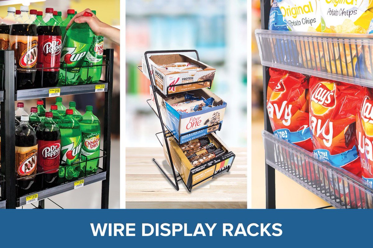 FFRMerch's tweet image. PRODUCT PROFILE: Need a simple fixture to showcase impulse items? Our Wire Display Racks set up in minutes and are perfect for displaying a variety of seasonal or promotional merchandise anywhere in store. okt.to/m5GP09