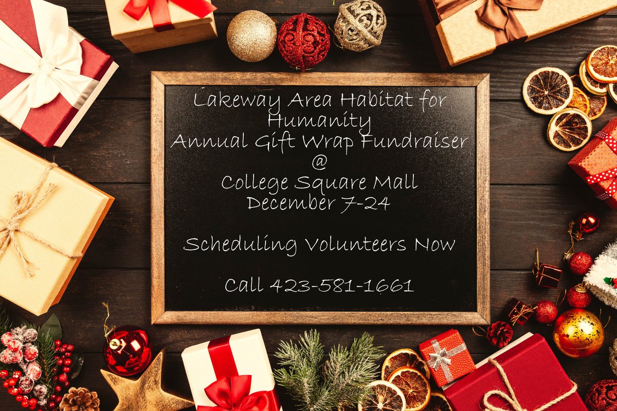 It's the most wonderful time of the year!  It's time to sign up to volunteer for our Annual Christmas Gift wrap because let's face it....who doesn't love Christmas? #lahfh #volunteers #givebackthischristmas