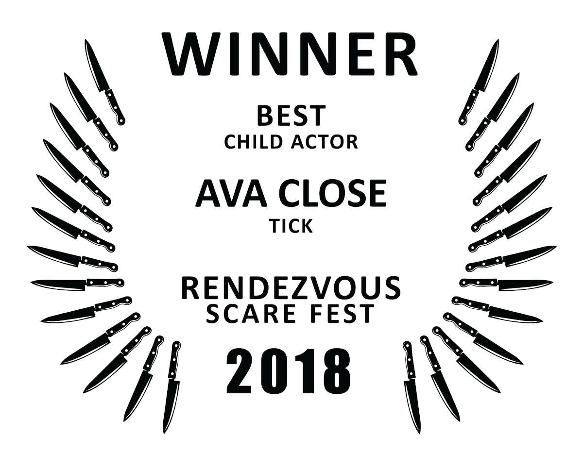 TicktheFilm's tweet photo. Congrats to our awesome @thatavaclose for winning the BEST CHILD ACTOR award at @RFFScareFest this past weekend!  You're AWESOME! #bestchildactor #youngtalent #avaclose #tickfilm #onetowatch #womeninhorro https://t.co/TeDcans6KS