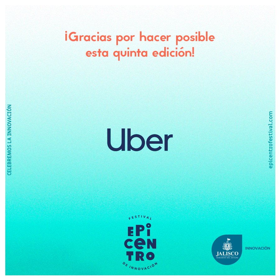 Gracias <a href="/Uber_MEX/">Uber Mexico</a> por movernos en la quinta edición del #EpicentroFest 🚗✨👏