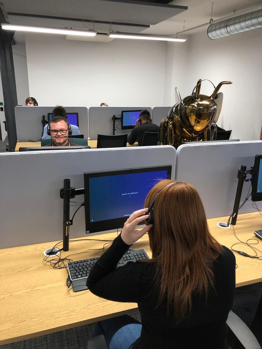 CarFinance247's tweet photo. Day 2 - AuBee our new-bee is training within the academy! 
As well as making new friends, AuBee has also been learning a lot about what it means to be #247People. Like AuBee, we aim to:
- Bee number 1 🐝☝️
- Fly high ✈️🚀
- Set new standards 💪
#BeeInTheCity #Manchester https://t.co/92iX5fvGIE